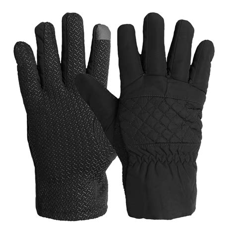 Wool Gloves in Black 